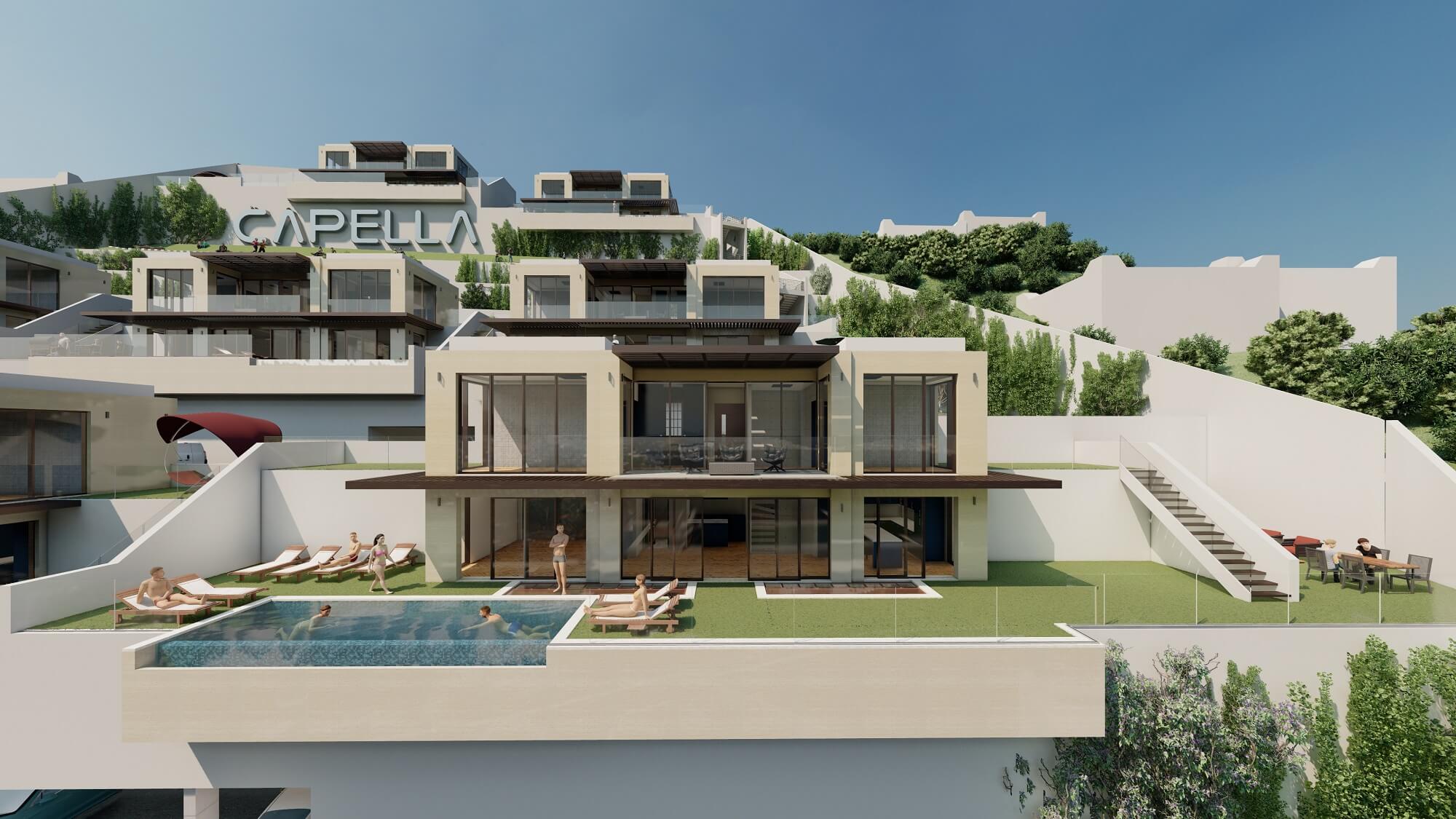 Yalıkavak'ta deniz manzaralı yeni lüks villalar