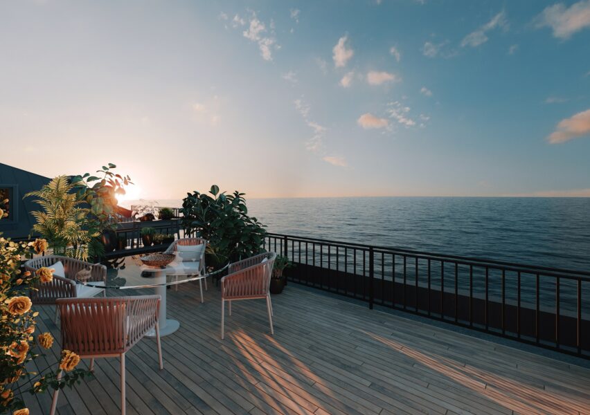Istanbul luxury sea view penthouses
