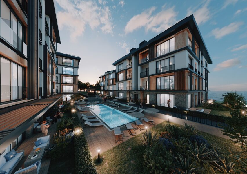 Istanbul luxury sea view penthouses