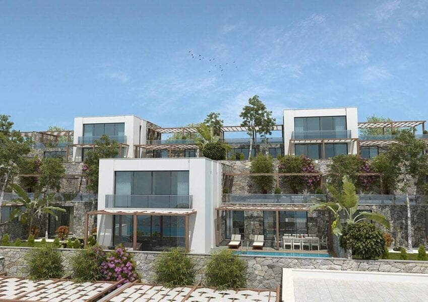 Detached sea view luxury Bodrum villas
