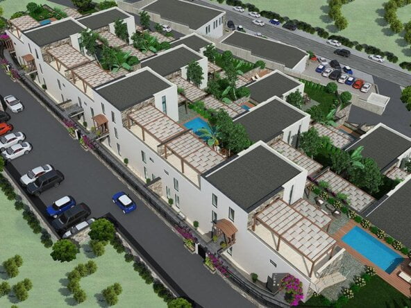 Detached sea view luxury Bodrum villas