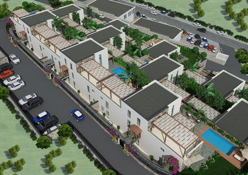 Detached sea view luxury Bodrum villas