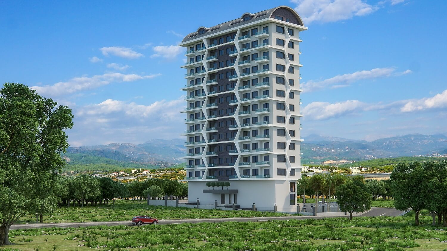 Luxuswohnungen in Alanya in Strandnähe
