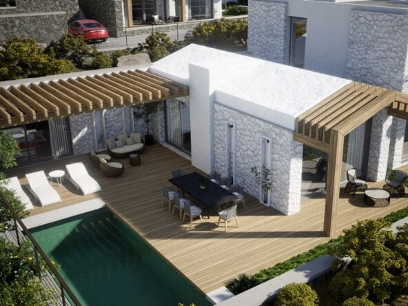 Luxury villas near the beach in Bodrum