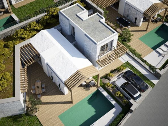 Luxury villas near the beach in Bodrum