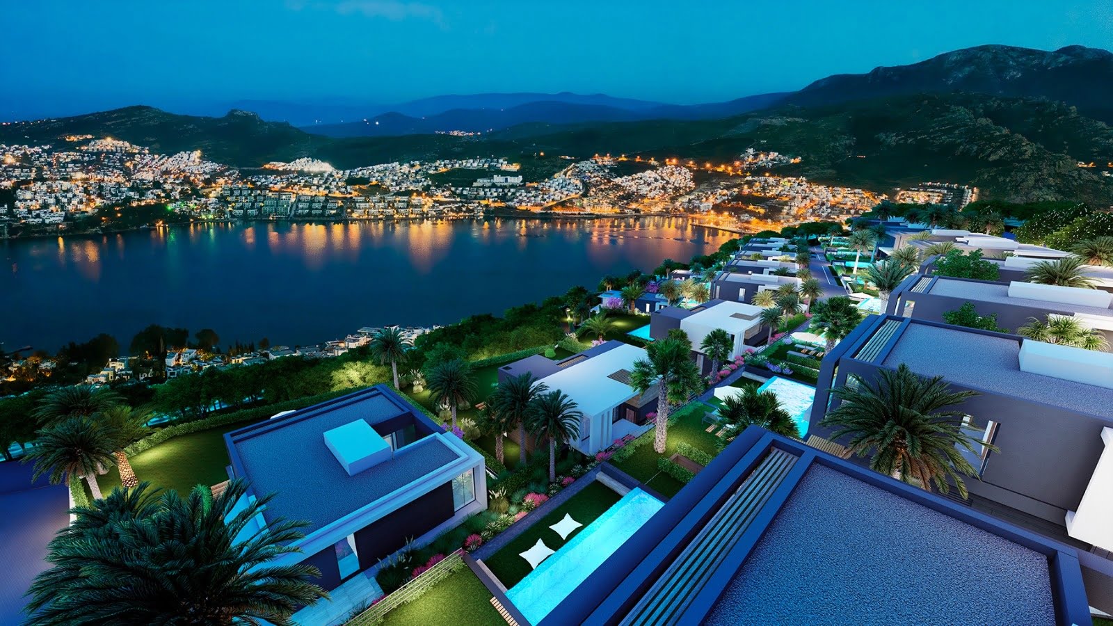 Gundogan sea view luxury villas
