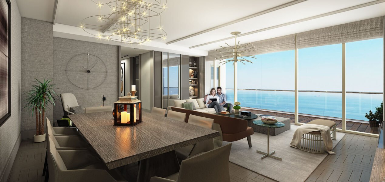 New luxury seafront Istanbul apartments