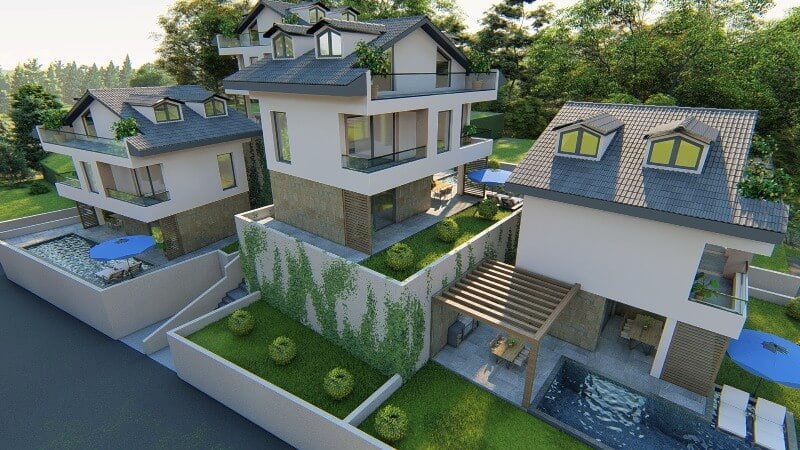 Detached 4-Bed Luxury Fethiye Villas