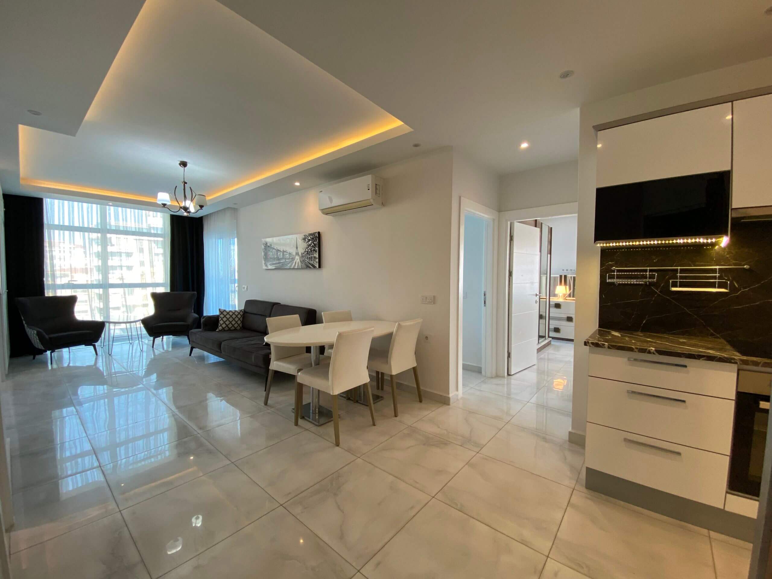 Furnished 2-Bed Luxury Alanya Property