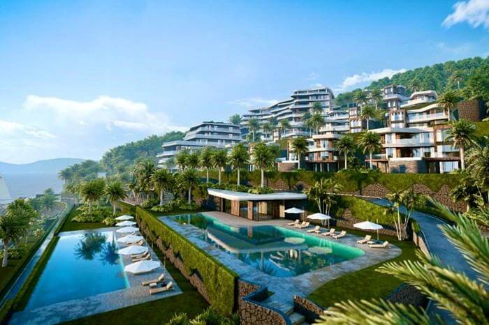Luxusresidenzen am Wasser in Bodrum 