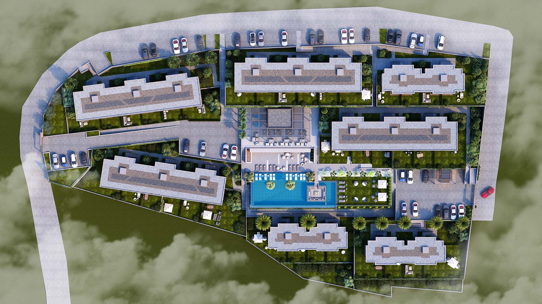 Affordable lake view apartments Bodrum