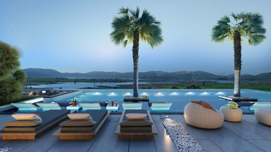 Affordable lake view apartments Bodrum