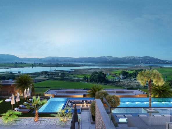 Affordable lake view apartments Bodrum