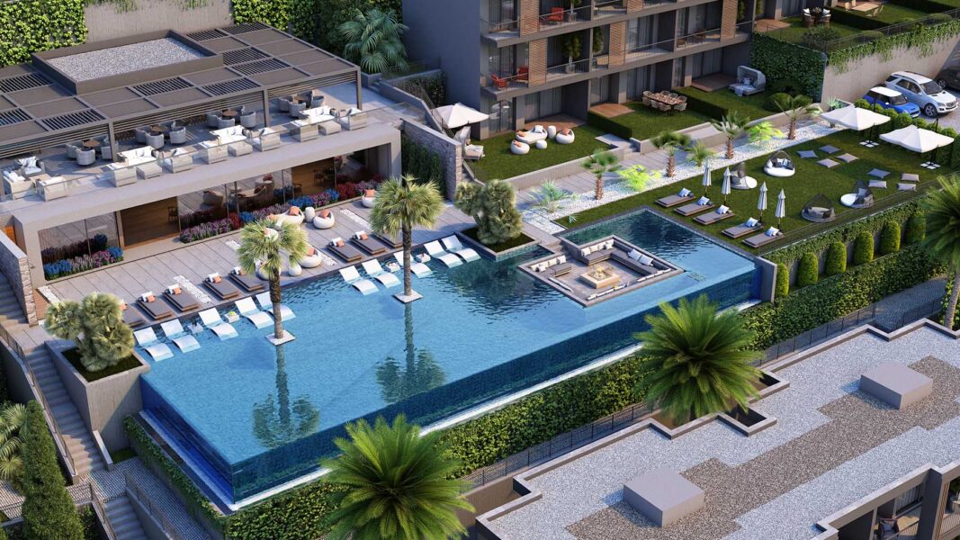 Affordable lake view apartments Bodrum