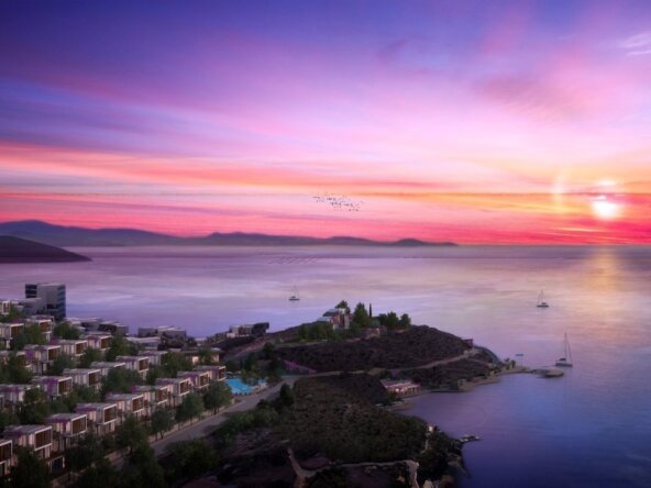 Sea view Bodrum luxury beach villas