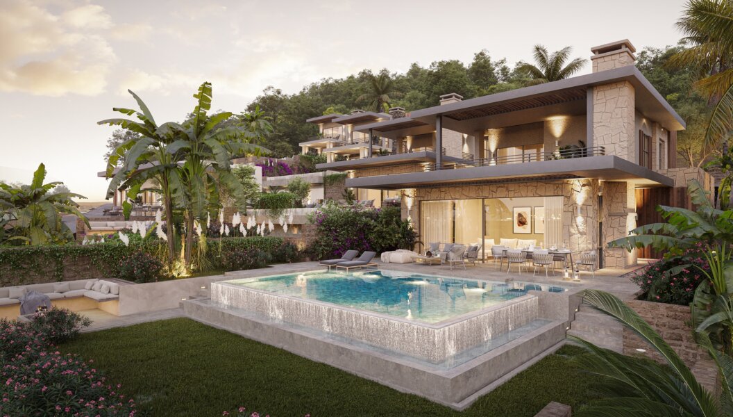 Luxury sea view Bodrum marina villas