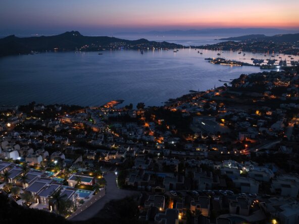 Luxury sea view Bodrum marina villas