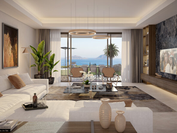 Bodrum villas with panoramic sea views