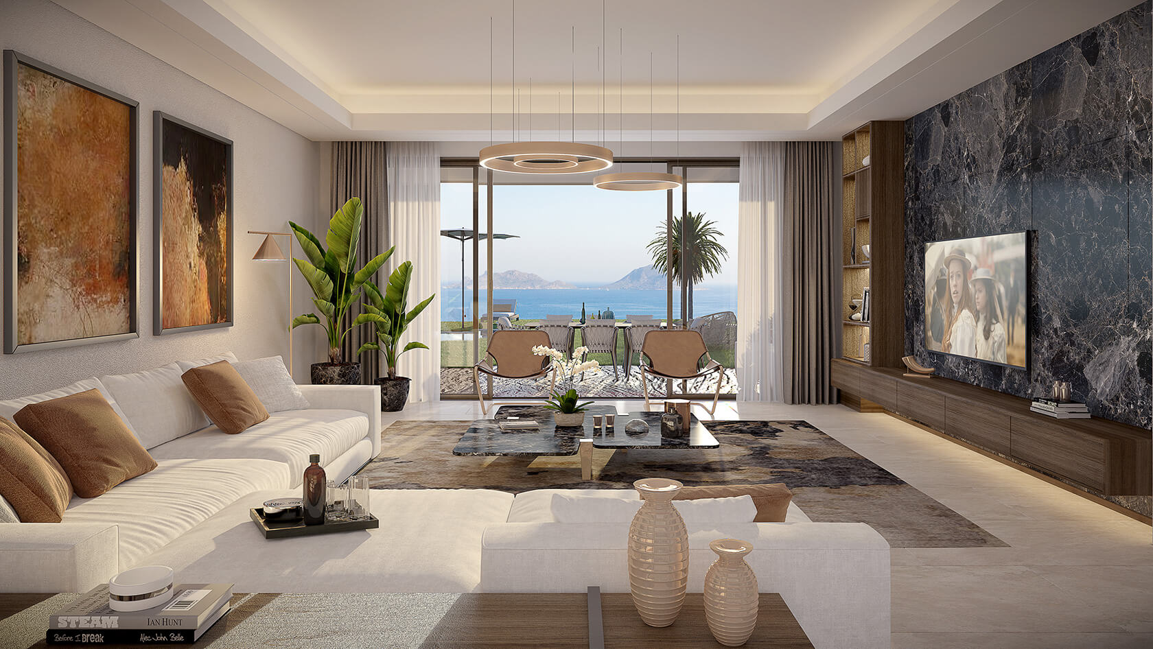 Bodrum villas with panoramic sea views