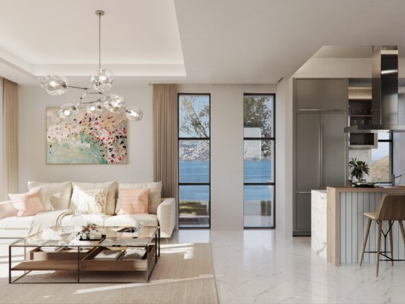 Luxury sea view Bodrum marina villas
