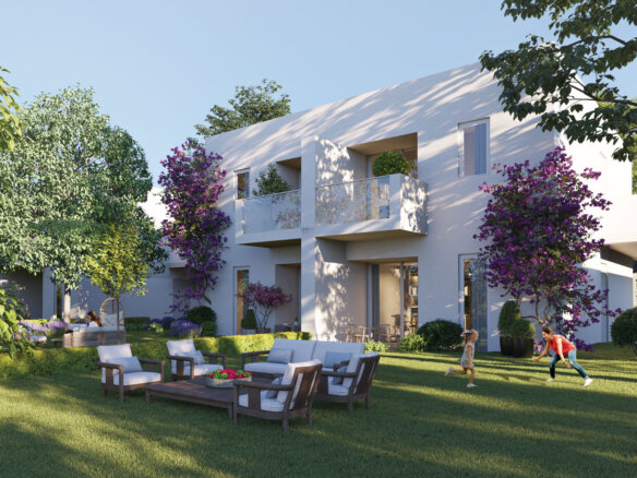 Izmir sea view luxury garden apartments