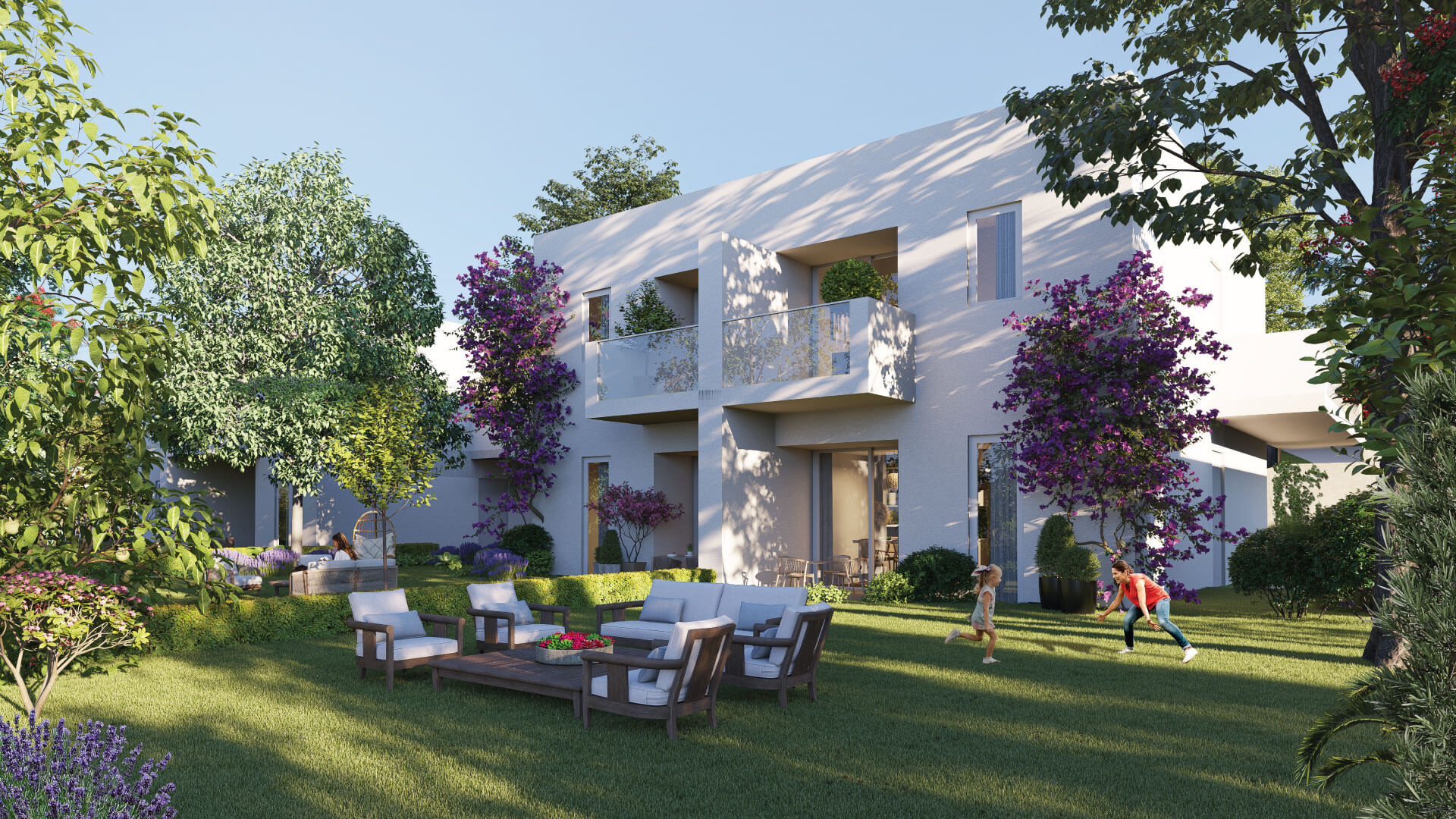 Izmir sea view luxury garden apartments
