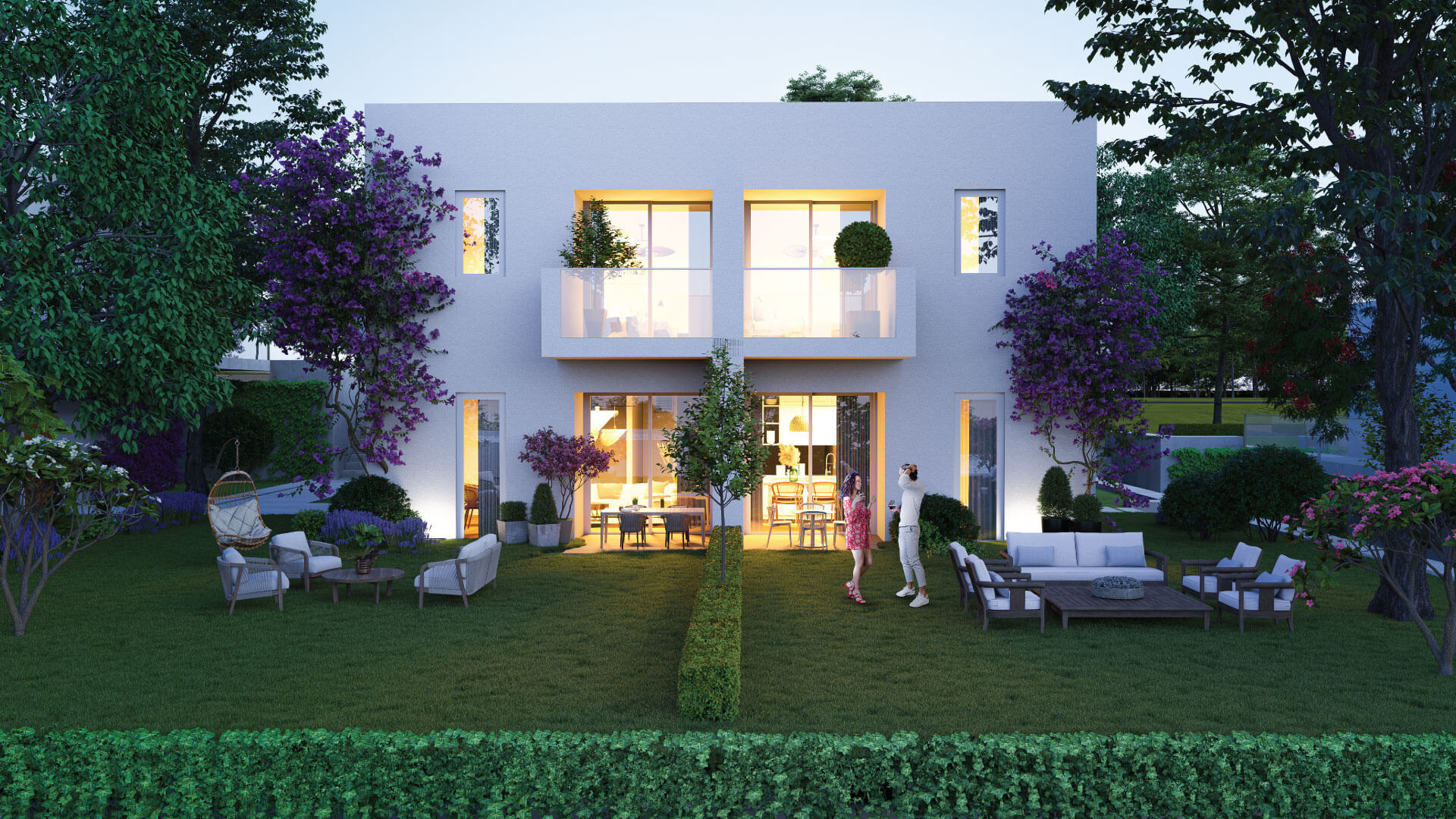 Izmir sea view luxury garden apartments