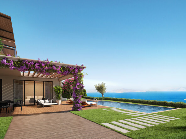 Bodrum villas with panoramic sea views