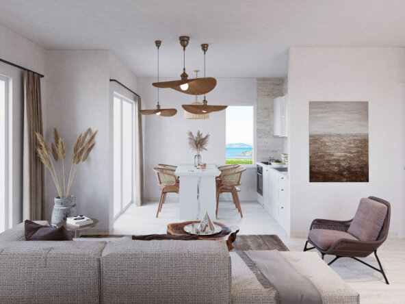 Izmir sea view luxury garden apartments