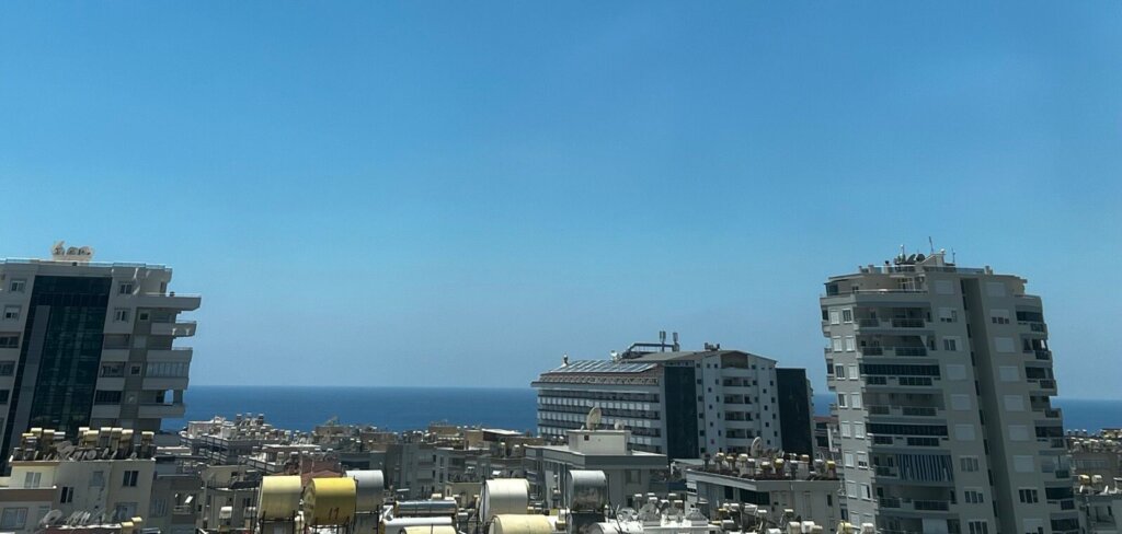 Alanya Sea View Apartment for sale 1+1 8 Alanya sea view apartment for sale