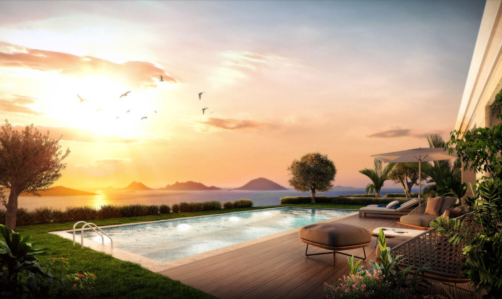 Bodrum villas with panoramic sea views