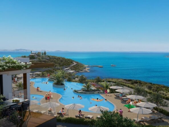 Sea view Bodrum luxury beach villas
