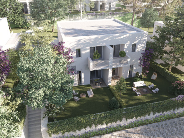 Izmir sea view luxury garden apartments