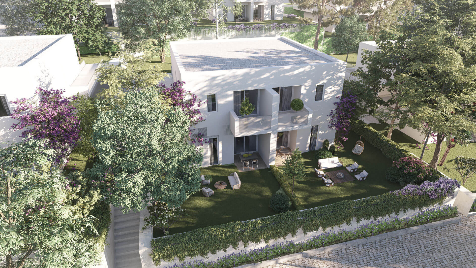 Izmir sea view luxury garden apartments