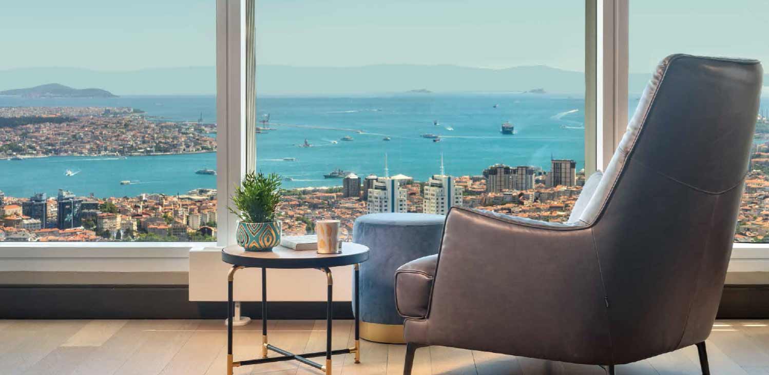 آپارتمان های استانبول با دید بسفر