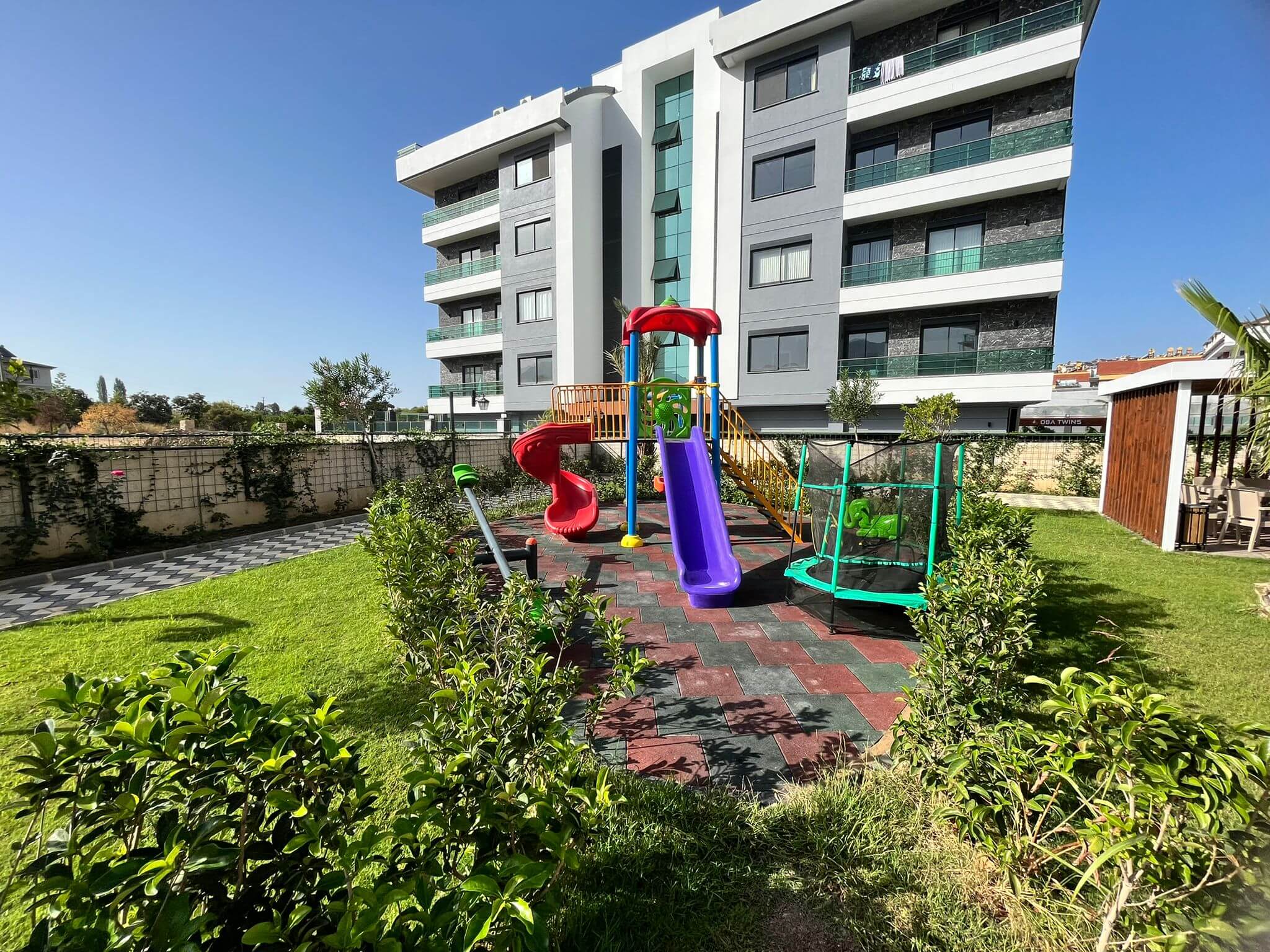 satılık lüks 1 yatak odalı Alanya daire