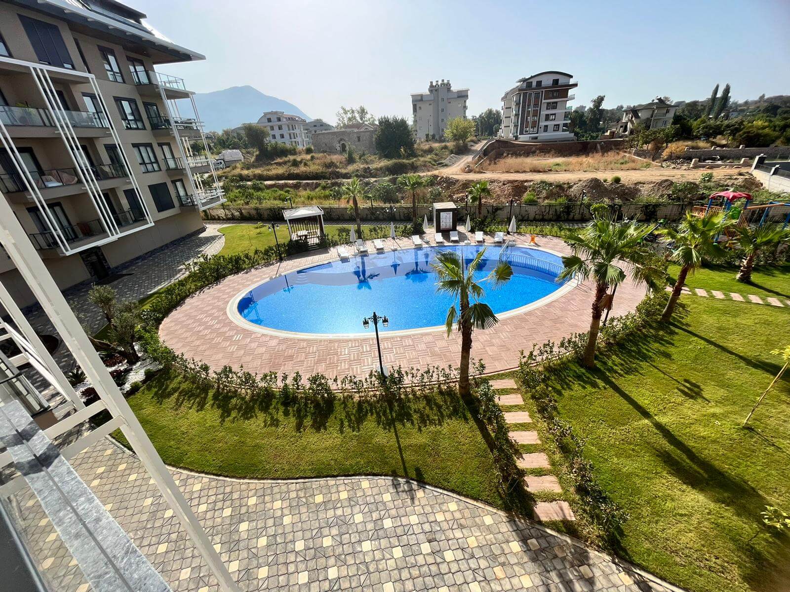 satılık lüks 1 yatak odalı Alanya daire