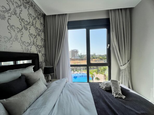 satılık lüks 1 yatak odalı Alanya daire