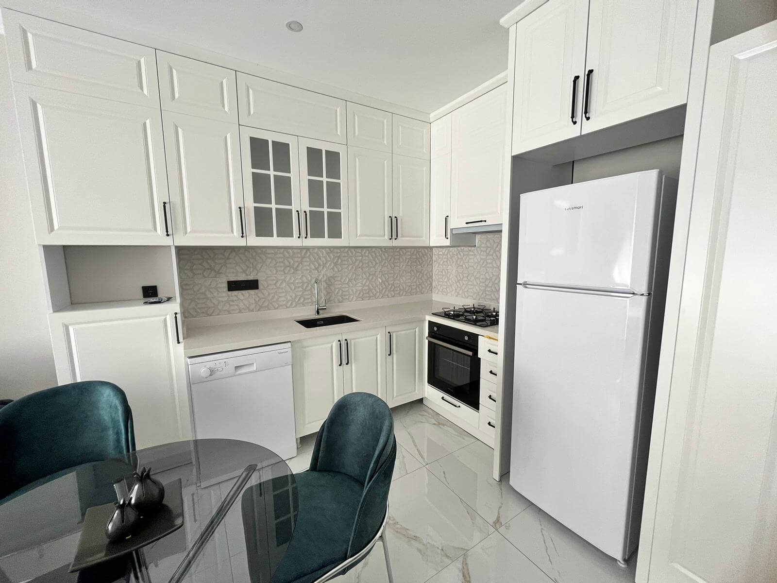 satılık lüks 1 yatak odalı Alanya daire