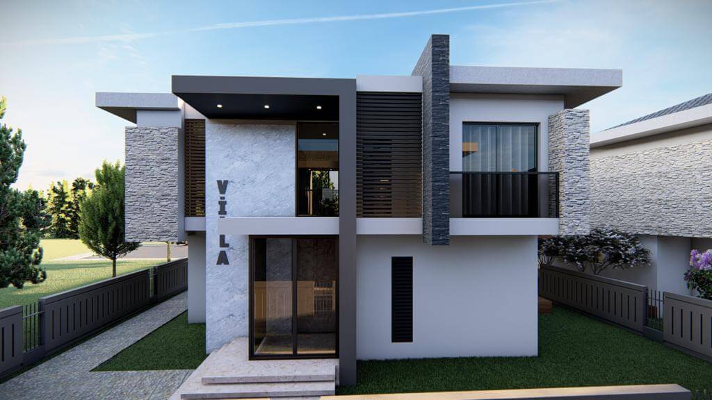 Antalya'da satılık 4 yatak odalı lüks villalar