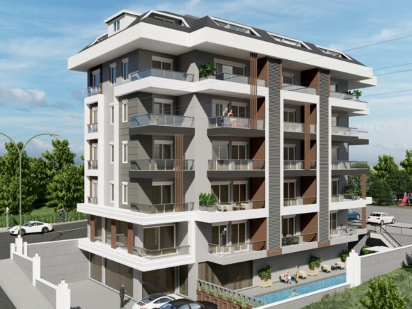 Alanya'da butik lüks daireler