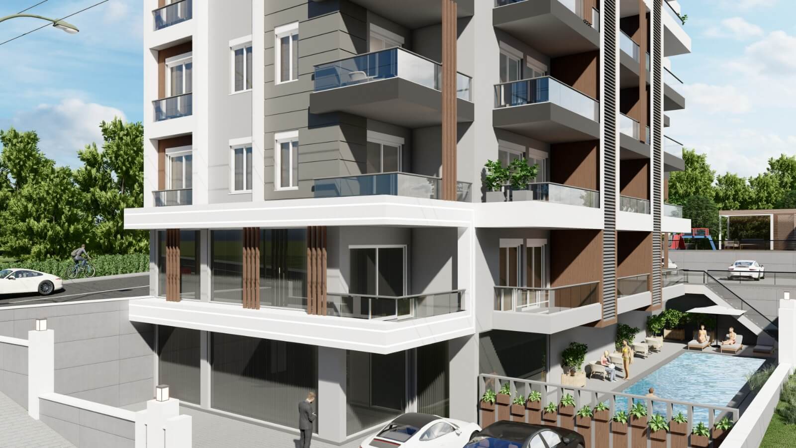 Alanya'da butik lüks daireler
