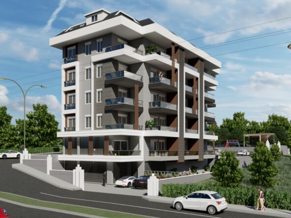 Alanya'da butik lüks daireler