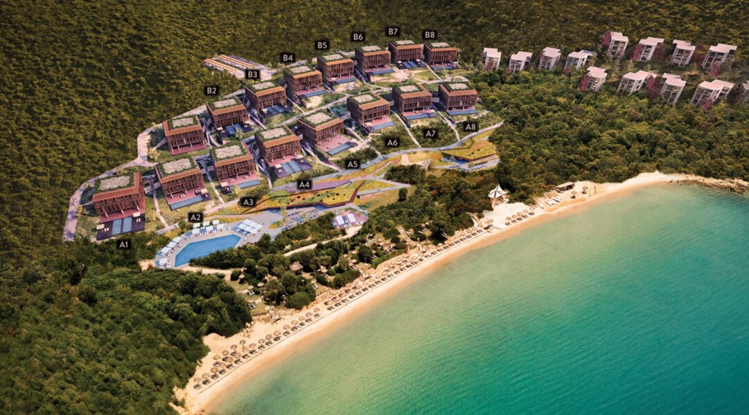 Beach apartments in Bodrum