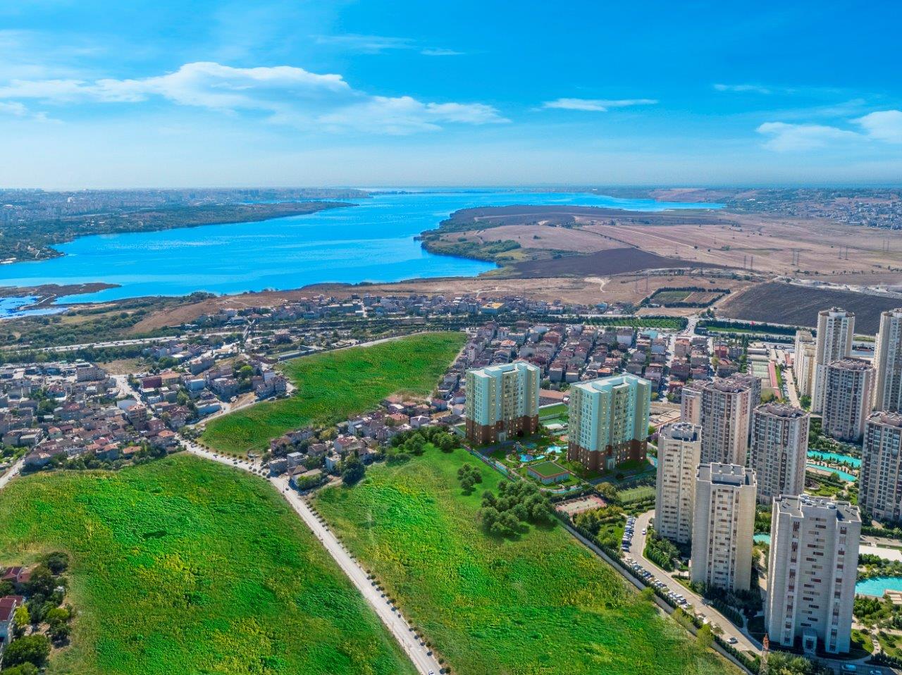 Lake view Istanbul apartments