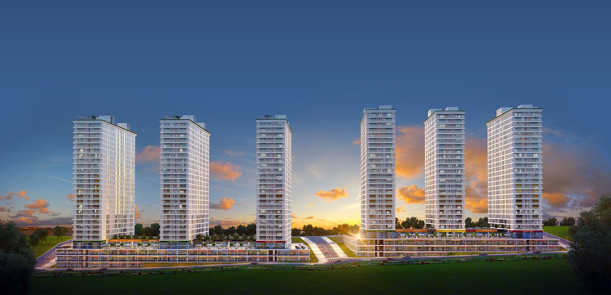 Istanbul luxury sea view flats