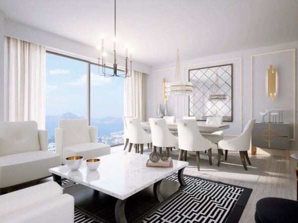 Istanbul luxury sea view flats