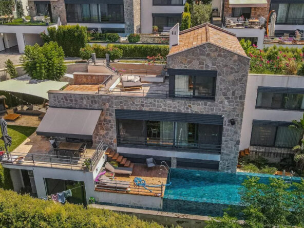 Sea view luxury Yalikavak stone villas