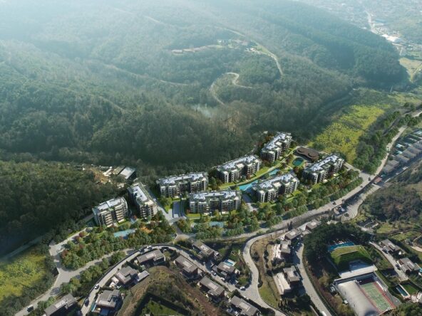 Роскошные апартаменты в Стамбуле с видом на лес