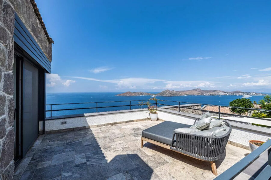 Sea view luxury Yalikavak stone villas